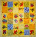 054 Glück - 1-ply (Crinkle/Spots) - Waved Edge